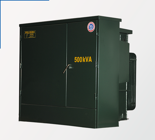 Transformador tipo pedestal trifásico