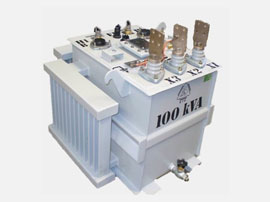 Transformador tipo sumergible monofásico